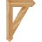 Ekena Millwork Traditional Arts & Crafts Rough Sawn Bracket, Western Red Cedar, 6"W x 28"D x 40"H BKT06X28X40TRA03RWR - alternate 3